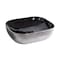 Whitehaus Rctnglr Above Mount Basin W/ An Embossed Exterior, Interior, And Center WH71302-F20 - alternate 1